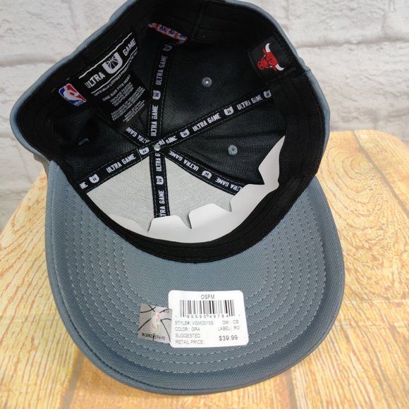 Ultra Game Baseball Hat Chicago Bulls NBA Patriotic American Flag One Size - Picture 6 of 12